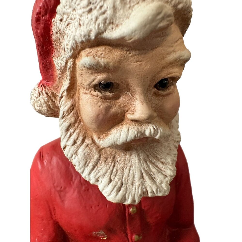 Universal Statuary Ceramic Large Sitting Santa 9.5” Figurine 1990 USA Vintage